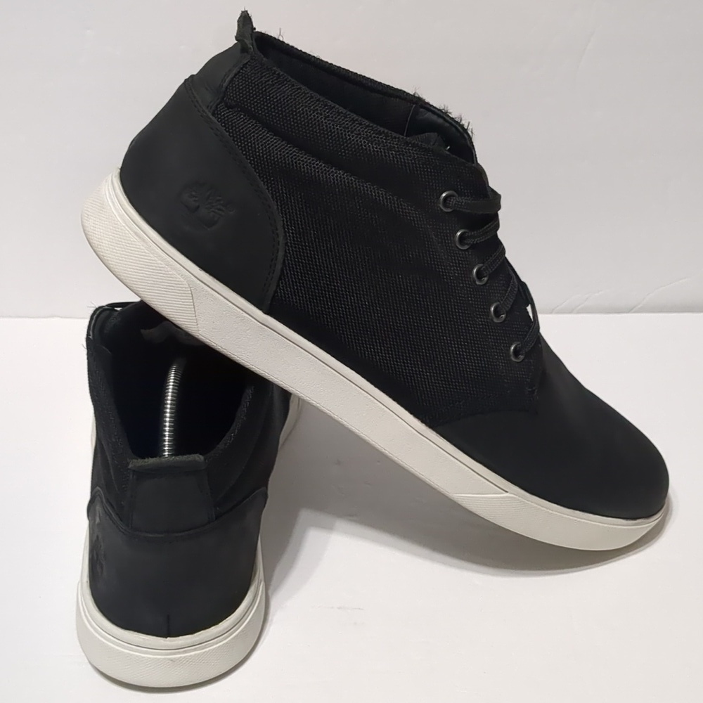 Timberland Men Plain Toe Ankle Chukka Boots Groveton Size 11.5 Black - Picture 4 of 7